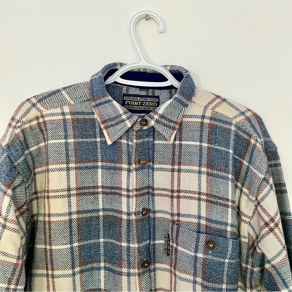 (M) Point Zero Flannel Shirt - Picture 3 of 9